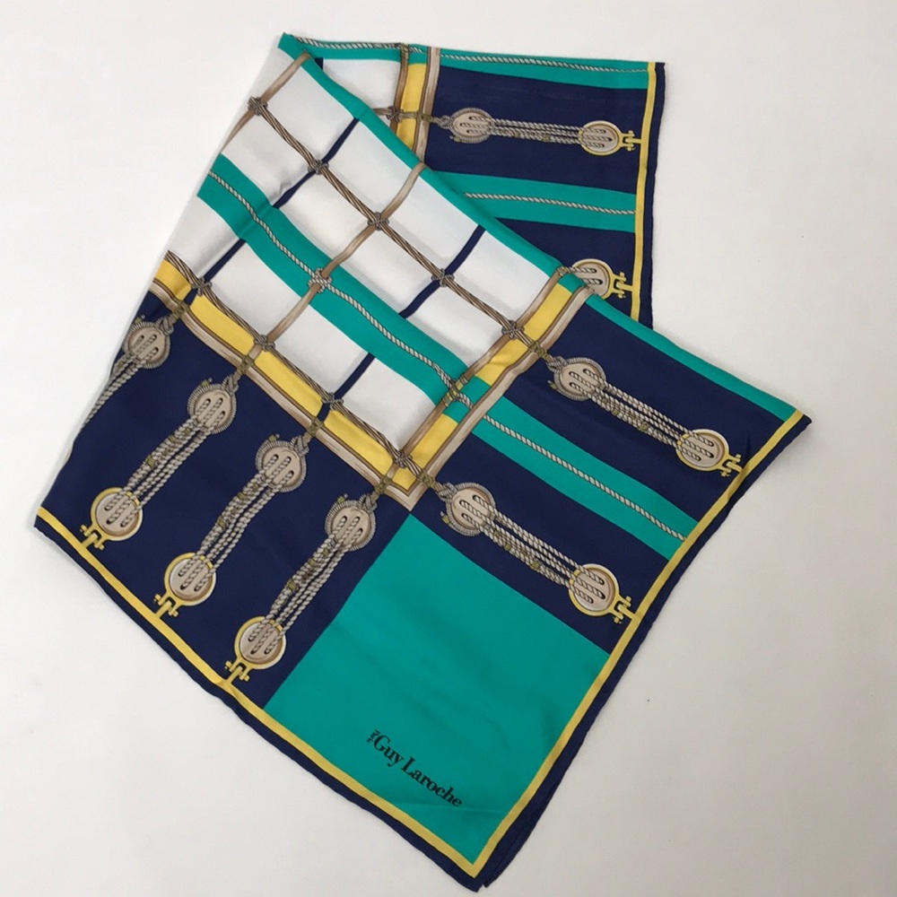 Vintage Guy Laroche  Silk Scarf